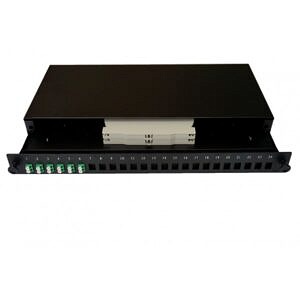 Fibre Patch Panel LC/APC SM 12 Way Duplex