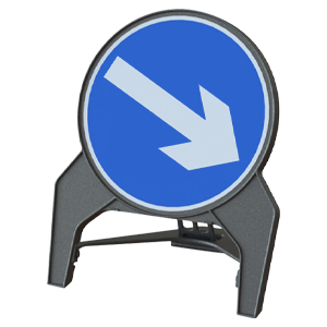Q Sign Keep Right