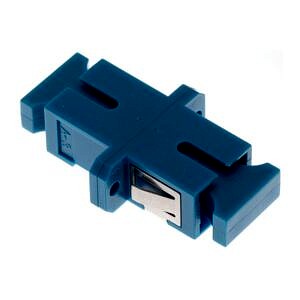 Fibre Adaptor SC/UPC Simplex SM Ceramic Blue