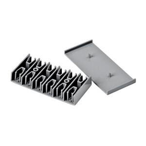 24 Way Splice Holder Self Adhesive Grey