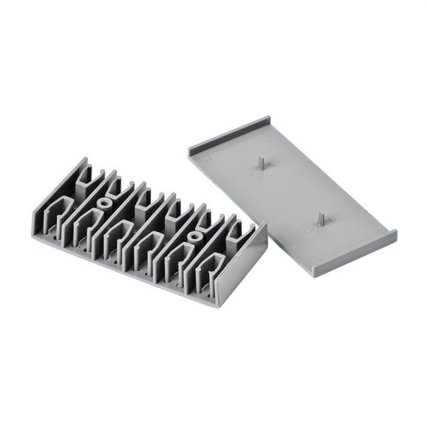 24 Way Splice Holder Self Adhesive Grey 24 Way Splice Holder Self Adhesive Grey