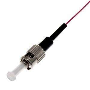 Fibre Pigtail Tight Buffered MM ST OM3 50/125 Violet 1m