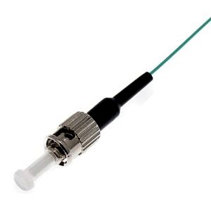 Fibre Pigtail Tight Buffered MM ST OM3 50/125 Aqua (L)1Mtr