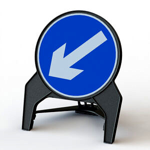 Q Sign Keep Left Q Sign Keep Left
