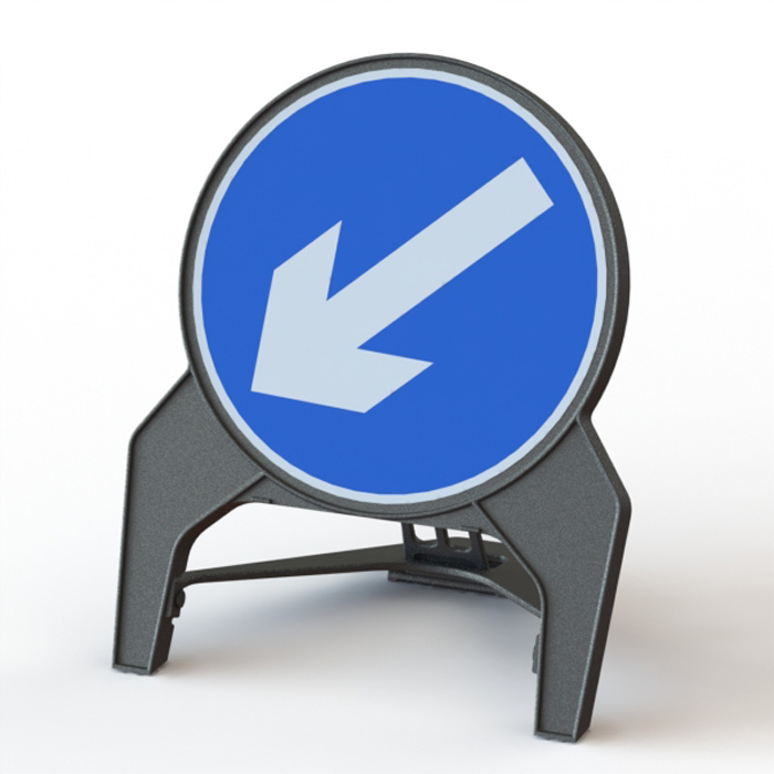 Q Sign Keep Left Q Sign Keep Left