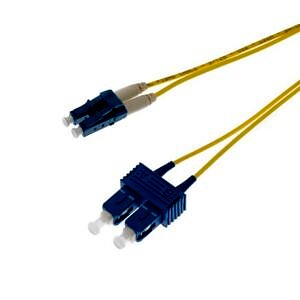 Fibre Patch Lead Duplex SM LC/UPC-SC/UPC OS2 LSZH 1.5m