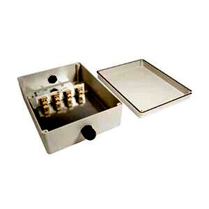 Fibre Optic Breakout Box IP56 32 Way SM LC 8 x Quad Breakout Box Grey Fibre Optic Breakout Box IP56 32 Way SM LC 8 x Quad Breakout Box Grey