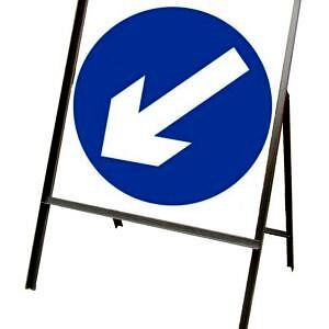 Sign Metal 750mm Keep Left