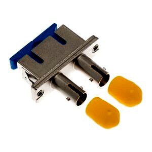 Fibre Optic Adaptor Hybrid SC-ST Duplex MM Bronze Beige