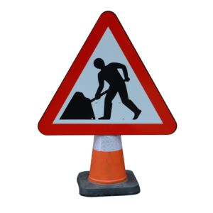 Cone Sign 750mm Men at Work