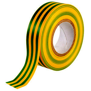 Tape PVC Yellow/Green 19mm x 33m