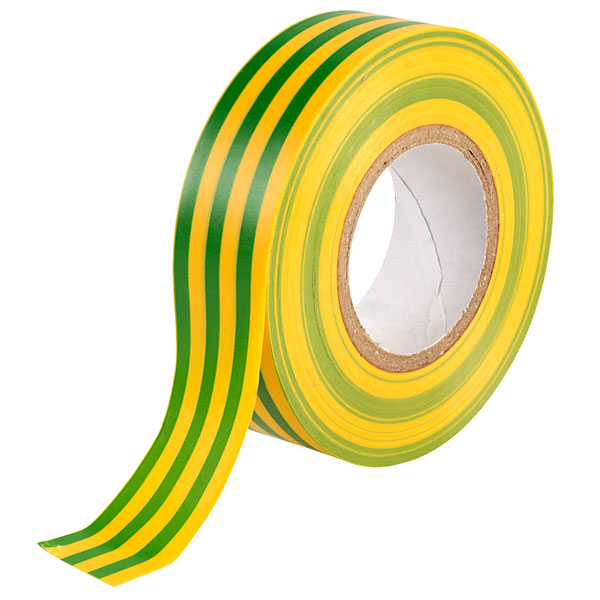 Tape PVC Yellow/Green 19mm x 33m Tape PVC Yellow/Green 19mm x 33m