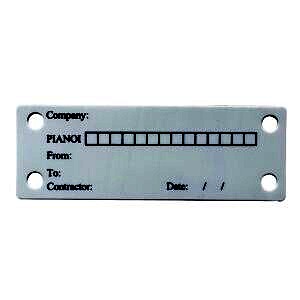 PIANOI Labels White (pk 250)