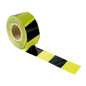 Non-Adhesive Barrier Tape Black/Yellow 70mm x 500m Non-Adhesive Barrier Tape Black/Yellow 70mm x 500m
