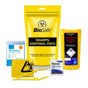 Sharps Disposal Pack Single Use