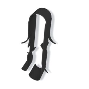 Linian NanoClip for Fibre Optic Cables Black 3mm (pk 100)